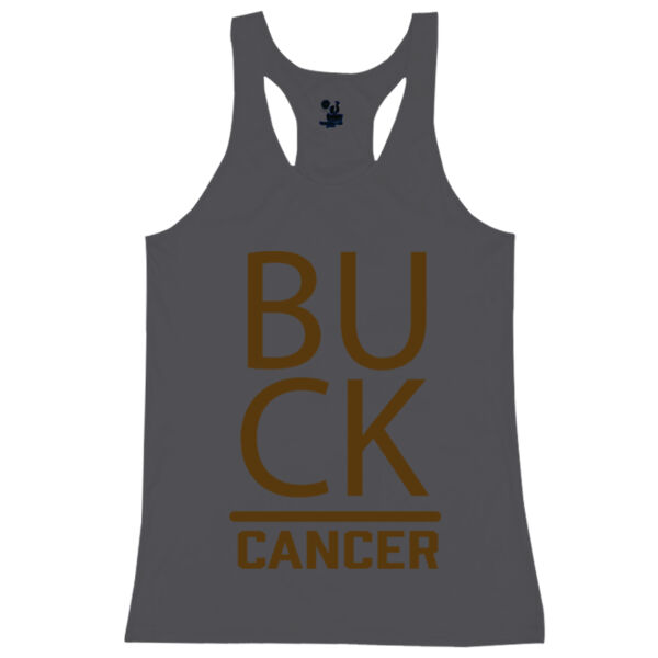 Buck Cancer D3 - Women’s B-Core Racerback Tank Top Thumbnail